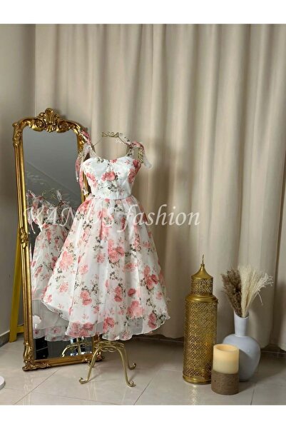 vanus fashion Floral midi dress 4260