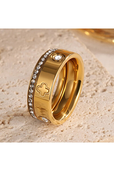 Choice خاتم زاكول الكلاسيكي المستدير من الزركون، مصنوع من الفولاذ المقاوم للص...