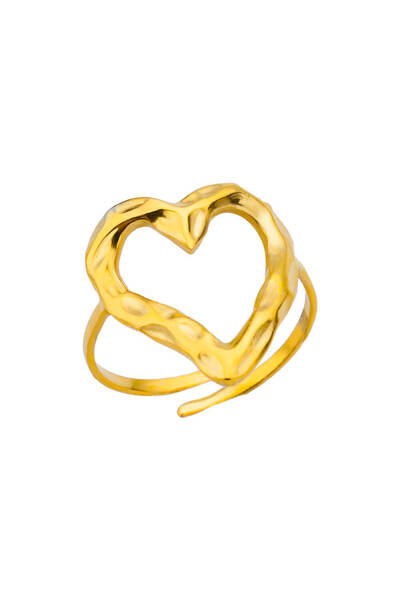 Choice JZ4804G Stainless Steel Rings for Women Waterproof Open Gold Color Ring Wedding Couple Band Jewelry