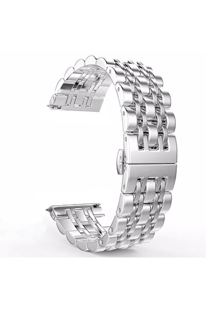 Choice سوار فضي 22 مم 20 مم لساعة 3 4 5 45 مم Gear S3 46 مم 42 مم Active2 40 ...