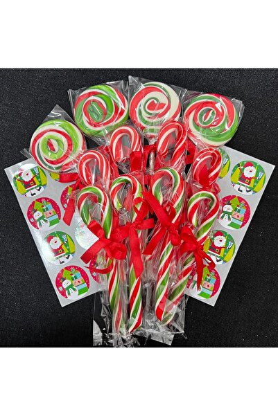 NUNUKİ Yılbaşı Şekeri Hediye Seti 12 adet Arkadaş Aile Yeni Yıl New Year Chri...