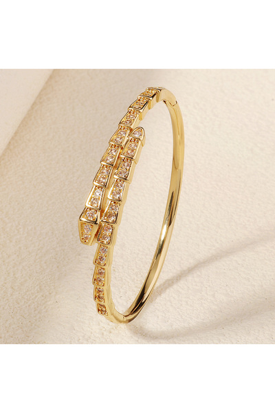 Choice BS-J5537G Trendy Miallo Stainless Steel Spike Bracelet Newest Studded Wrap Woman's Bracelet Brand Na