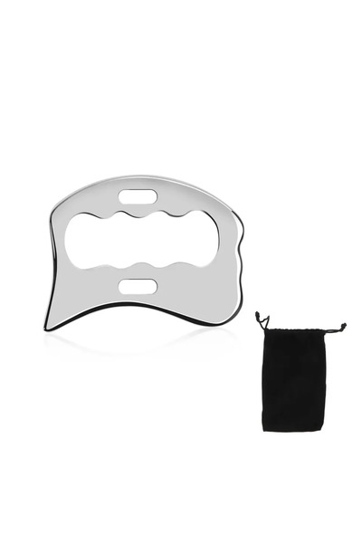 Choice 1pc-D-shaped Stainless Steel Muscle Scraper Tools Set Gua Sha Metal Sc...