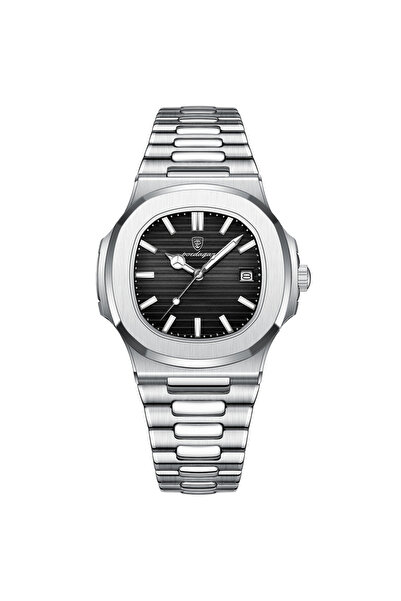 choice2 613 Silver Black Luxury Brand Men's Quartz Wristwatch Stainless Steel...