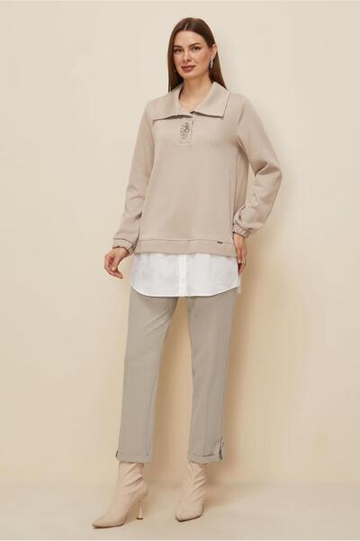 Alvina Button Detail Pants 70938