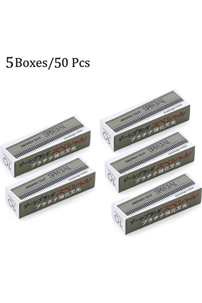 choice2 50 قطعة 50/10 قطع شفرات الحواجب من الفولاذ المقاوم للصدأ Microblading...