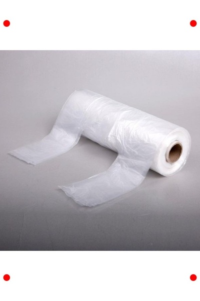 ilosstore لفة أكياس تسوق شفافة - حجم صغير 200 قطعة