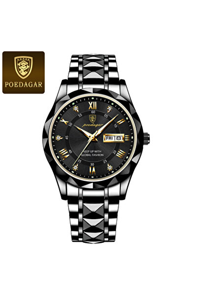 Choice7 615 Black Black Luxury Brand Men Watch Stainless Steel Waterproof Lum...