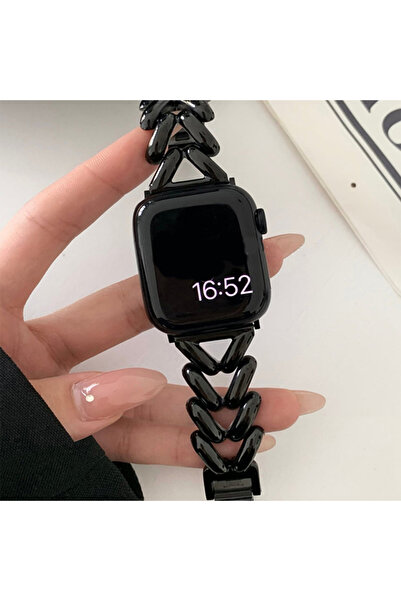 Choice سوار أسود فاخر من الفولاذ المقاوم للصدأ مقاس 42 مم و44 مم و45 مم و49 م...