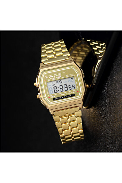 Choice4 gold Fashion Digital Men's Watches Luxury Stainless Steel Link Bracel...