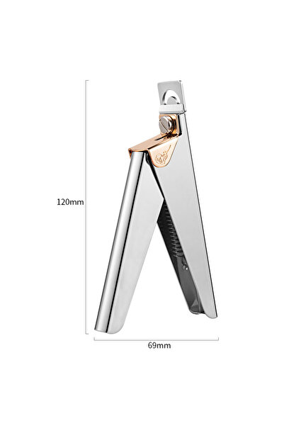 Choice1 Silver Stainless Steel UV Gel False Nail Tips Trimmer Clipper Edge Cu...