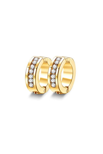 Choice 1 Pair C-Gold 1 Pair/9 Pairs Non-Piercing Earrings Stainless Steel Cli...