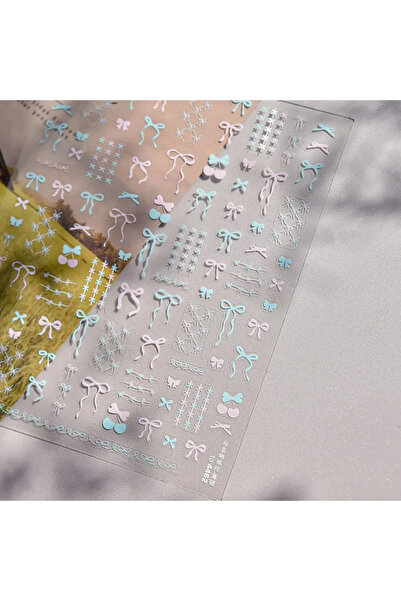 NAILFYOU ملصقات أظافر خماسية الأبعاد على شكل فقاعات مائية ملونة TO4462، سمكة ...