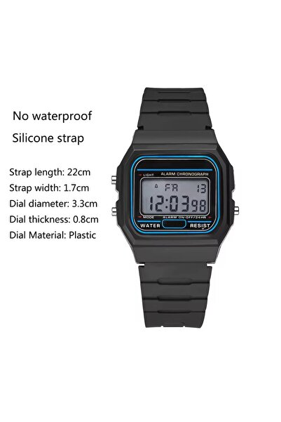 Choice5 493 Black Fashion Digital Men's Watches Luxury Stainless Steel Link B...