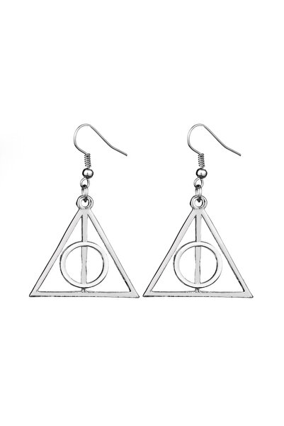 Choice أقراط متدلية فضية من طراز E057 على شكل سنيتش ذهبي من أكاديمية السحر، خ...