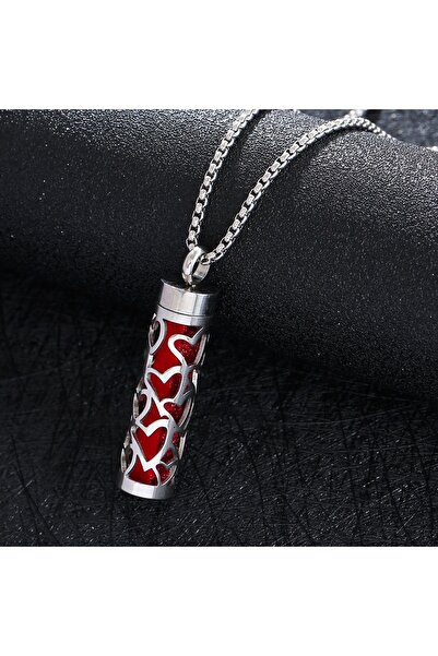 Choice قلادة الزيوت العطرية LNBXG004 قلادة العلاج بالروائح العطرية من الفولاذ...