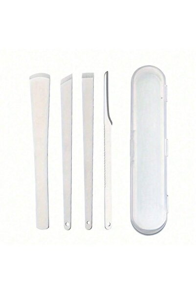 Choice مجموعة أظافر القدم المغروسة من الفولاذ المقاوم للصدأ، مكونة من 4 قطع (...