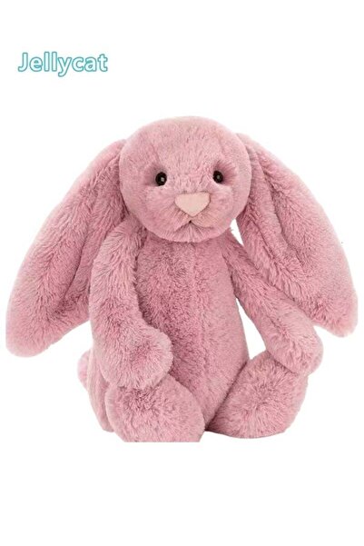 Jellycat 12-inch Bonny Bunny Plush Toy - Dark Pink (Includes Dust Bag)