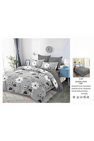 OEM Bed Linen Set, Nisa, Finet, 6 pieces, Double Bed