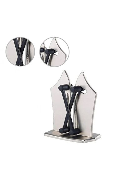 OEM Manual knife and scissor sharpening device, For all types of knives, Aluminum, Silver