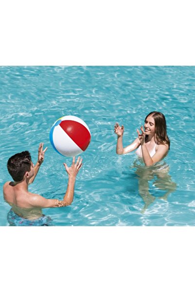Boxely Inflatable Beach/Pool Ball, 52 cm, 2+ years, Multicolor PVC