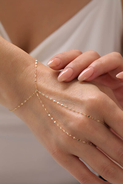 Kado Kuyumculuk 14 Ayar Altın Aynalı Zincir Şahmeran