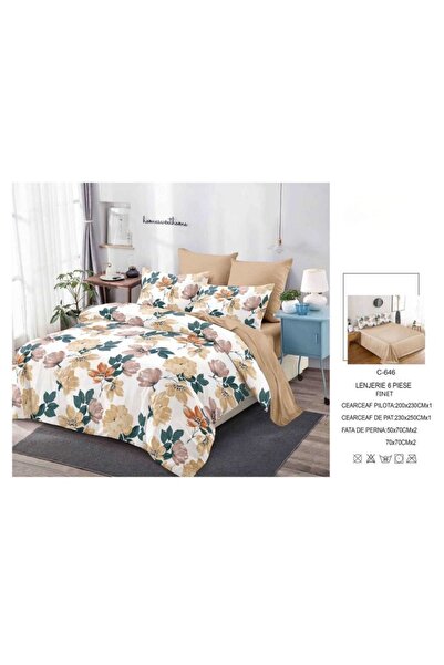 OEM Torino bed linen set, finet, 6 pieces, double bed