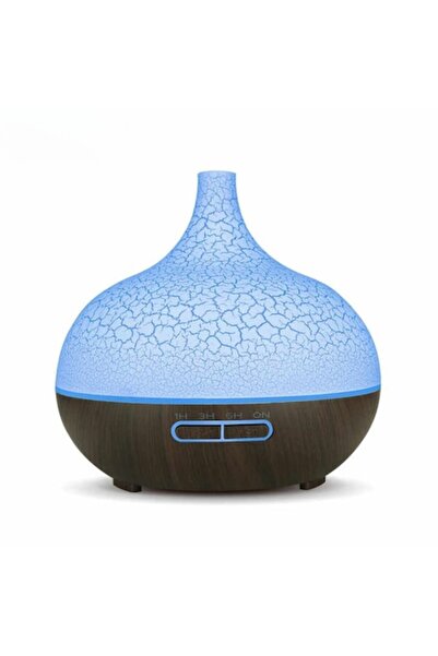 Boxely Difuzor și umidificator pentru aromaterapie, LED cu 7 culori, 400 ml, ...