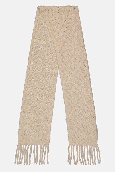 Reserved Women Textured Scarves, Beige