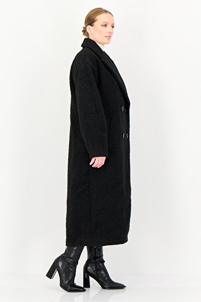 Bcbgeneration Women Textured Trench Coat, Black