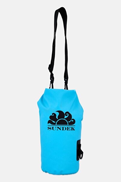 SUNDEK Men Brand Logo Tube Bag, Turquoise