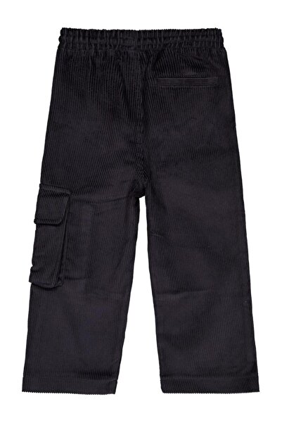 Civil Boys Cargo Pocket Pack Velvet Pants for Ages 10-13 - Gray 12-13 Years