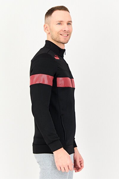 Puma x Scuderia Ferrari Men Sportswear Fit Long Sleeve Outdoor Jacket, Black