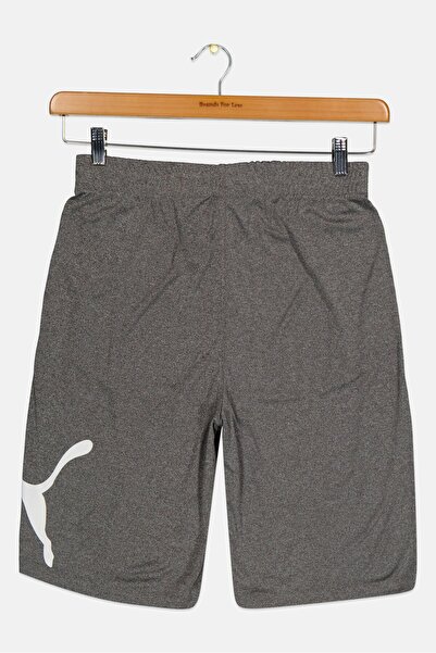 Puma Kids Boy Sportswear Fit Training Shorts, Grey