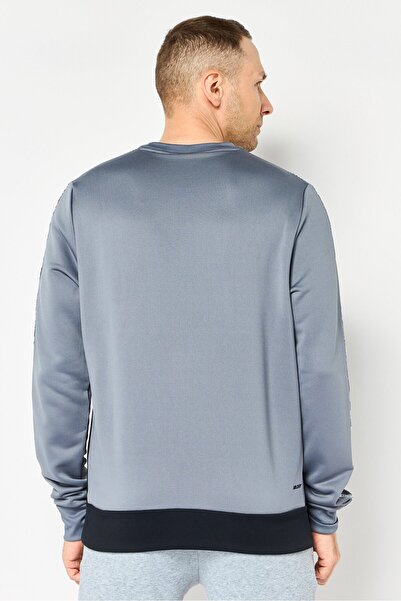 New Balance Men Sportswear Fit Long Sleeve Outdoor Sweatshirt, Grey