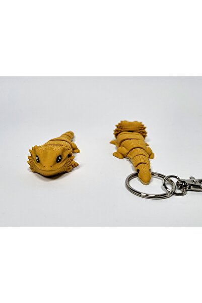 BUNUVER Eklemli Sakallı Ejderha 5 cm Eklemli Oyuncak Sürpriz Renkli