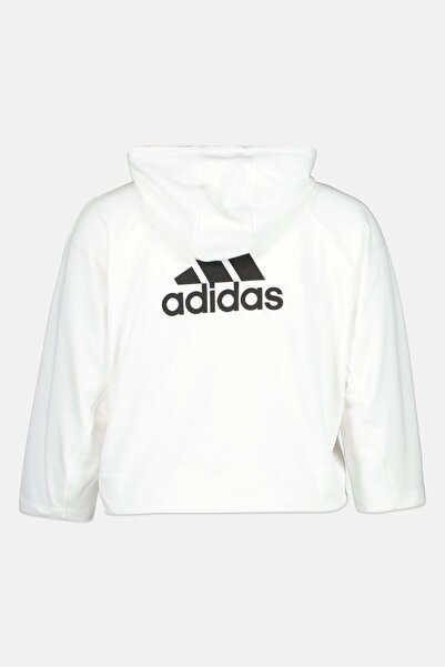 adidas Women Sportswear Fit Long Sleeve Outdoor Hoodie, White
