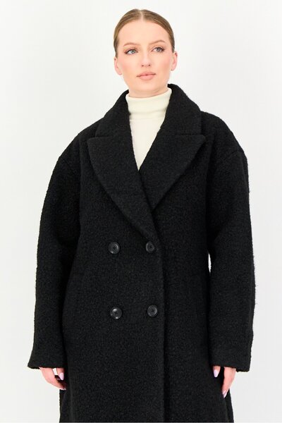 Bcbgeneration Women Textured Trench Coat, Black