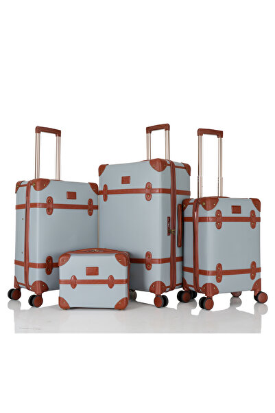 Assoda 4-piece travel and bridal trousseau set, scratch-resistant leather