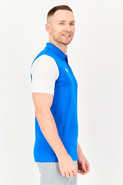 Puma Men Regular Fit Short Sleeve CR Takedown Outdoor Polo Shirt, French Blue