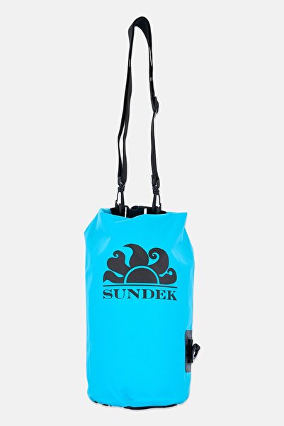 SUNDEK Men Brand Logo Tube Bag, Turquoise