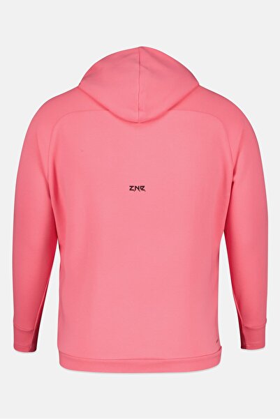 adidas Men Sportswear Fit Long Sleeve Outdoor Hoodie, Pink