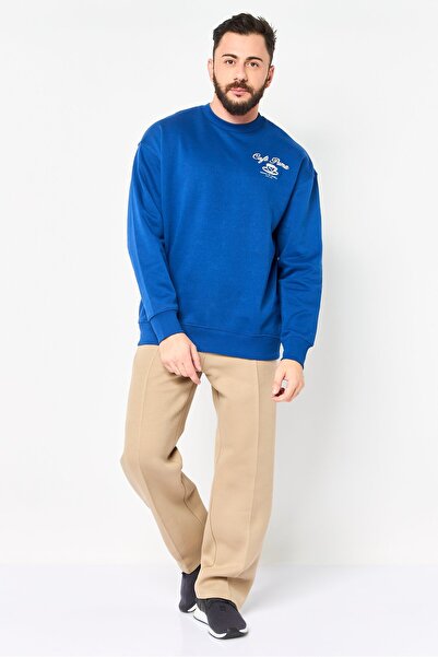 Puma Men Sportswear Fit Long Sleeve Outdoor Sweatshirt, Blue