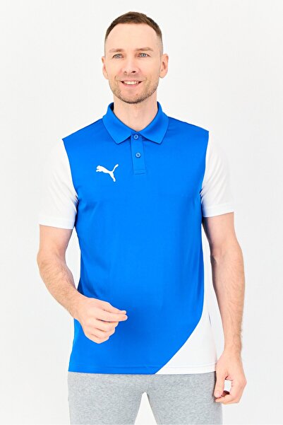 Puma Men Regular Fit Short Sleeve CR Takedown Outdoor Polo Shirt, French Blue