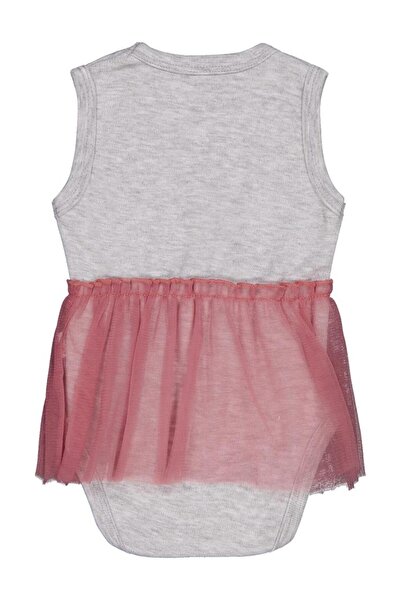 Civil Baby C Printed 0-3 Years Old Snap Fastener Bodysuit - Gray 6-9 Months