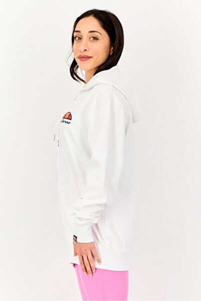 Ellesse Women Sportswear Fit Long Sleeve Outdoor Hoodie, White
