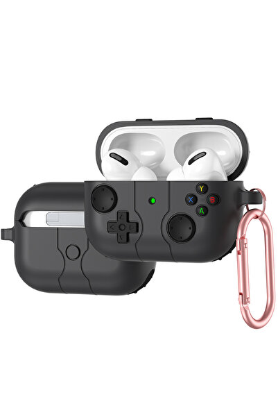 Choice غطاء حماية أسود كلاسيكي لسماعات Airpods 4/Pro 3/Pro 2، غطاء سيليكون نا...
