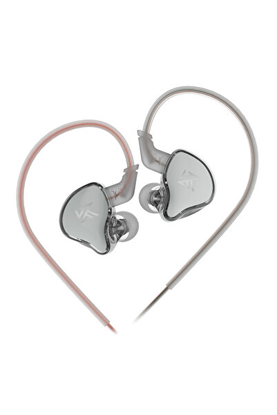 Choice سماعات أذن KZ EDCX داخل الأذن باللون الرمادي بدون ميكروفون، سماعات أذن...