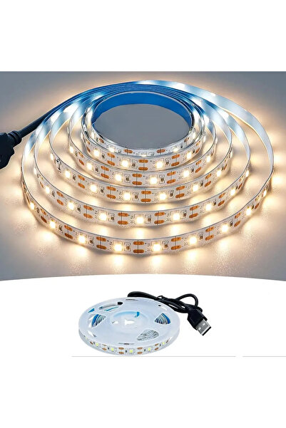 Choice شرائط إضاءة LED 5 فولت USB بضوء أبيض دافئ بطول 2 متر SMD2835 1 متر 2 م...
