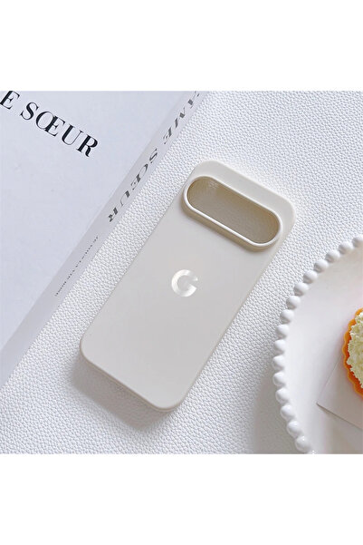 Choice جراب هاتف ناعم من السيليكون بتصميم عتيق باللون الأبيض من Google Pixel ...